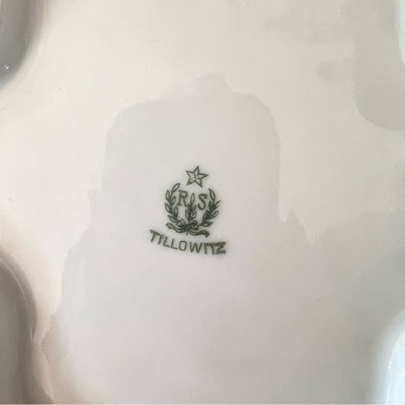 Vintage RS Tillowitz Silesia Daisy Porcelain Bowl Mid Century Germany - Picture 4 of 5